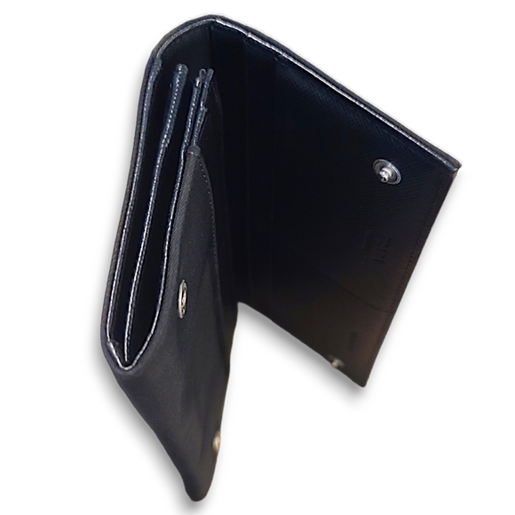 Prada Tessuto Authentic Black Nylon and Leather Long Wallet - Picture 6 of 16